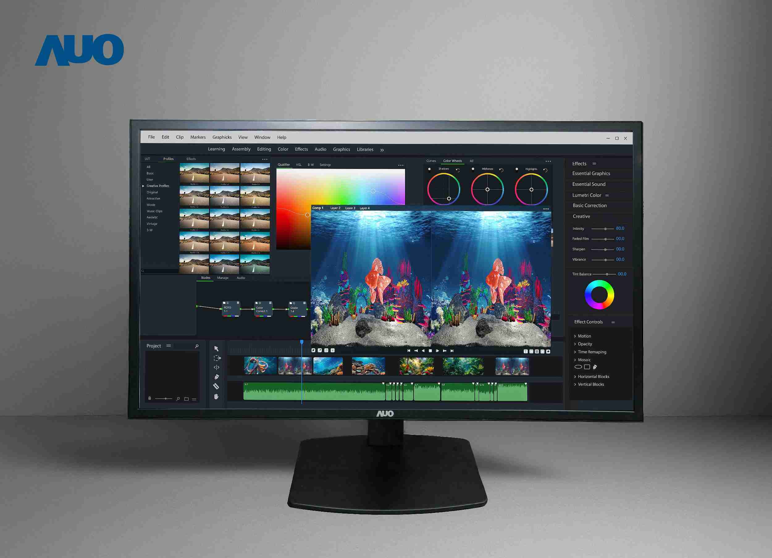 至成国际开发32吋2D/3D专业桌上型显示器，，，，拥有8K4K超高分辨率，，，并以低串扰算法优化3D显示效果，，搭载自动眼球追踪功能，，，，能实时调整3D图像，，进行实时2D与3D无缝共存窗口，，，提供图像设计工作者突破二维接口的崭新工作氛围与效率